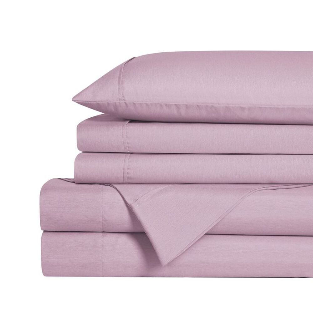 Swift Home -  4PC Polyester Rayon from Bamboo Blend S Lavender